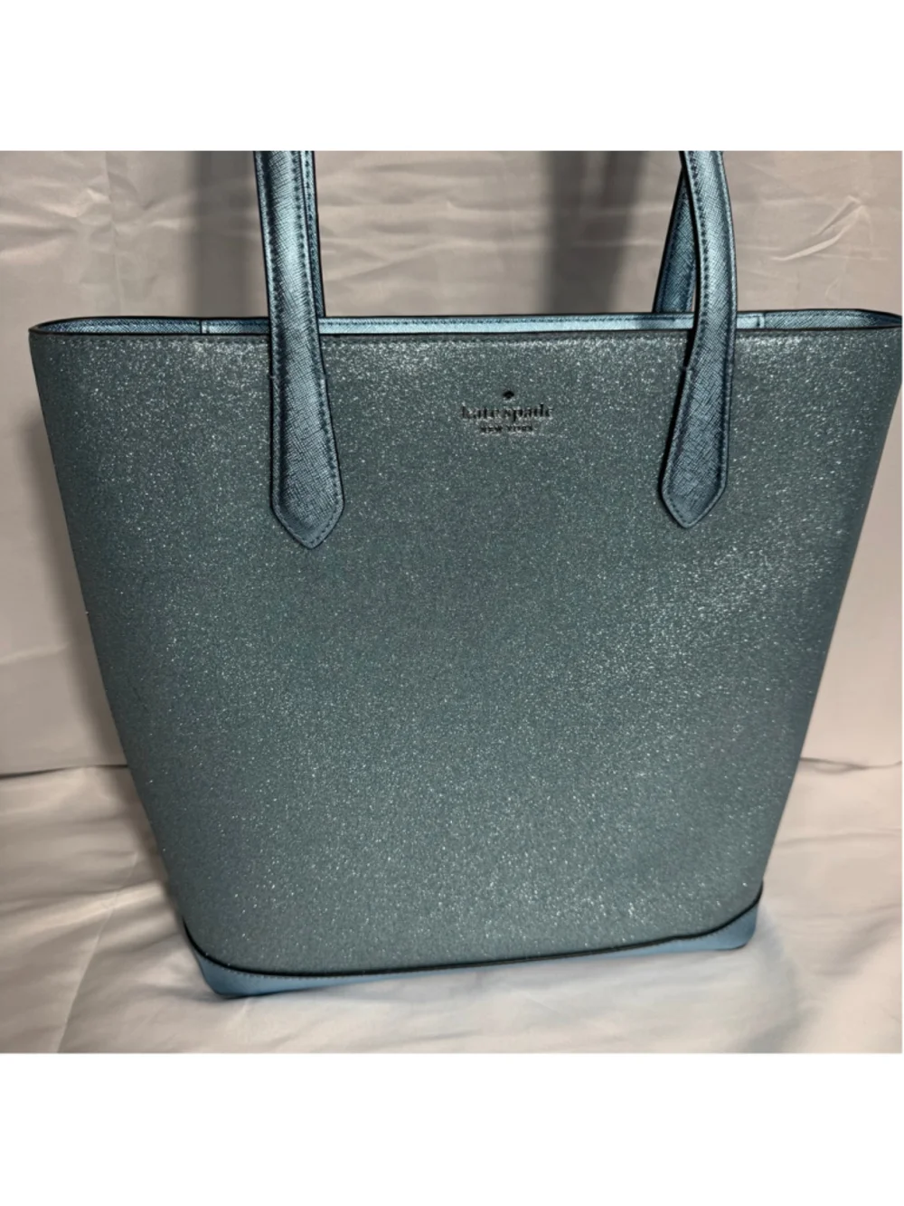 Women's Kate Spade Glitter Tote Bag One Size Blue